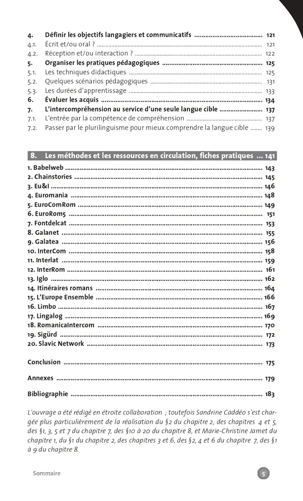 Collection F. L'intercomprehension : une autre approche pour l'enseignant des langues - Марі-Крістін Джамет - фото 5