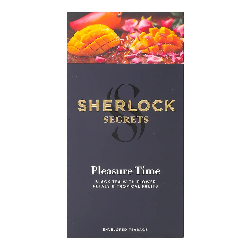 Чай черный Sherlock Secrets Pleasure Time 39.6 г (22 шт x 1.8 г) - фото 2