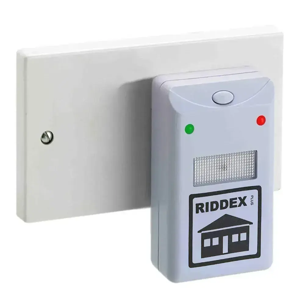 Екологічно безпечний ультразвуковий відлякувач комах та гризунів RIDDEX Pest Repelling - фото 2