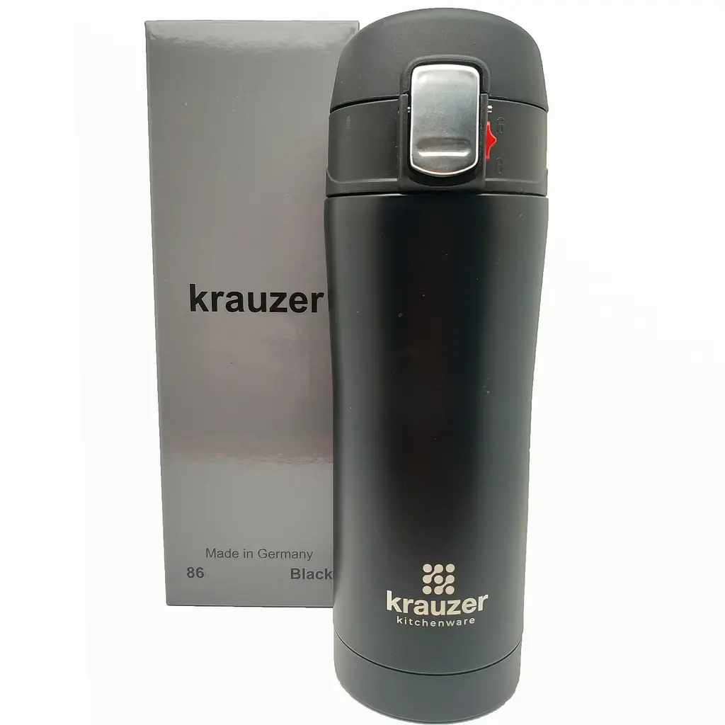 Термочашка Krauzer 500 мл чорна (86-500Matte Black) - фото 4