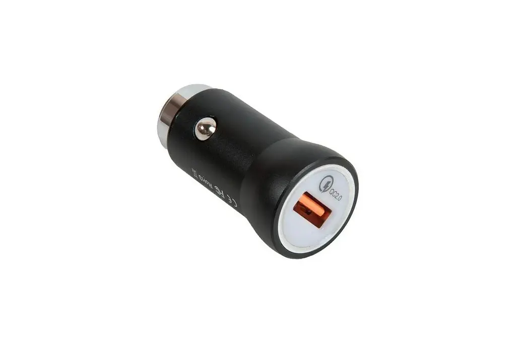 Адаптер автомобильный - зарядное устройство для Hoco Z4 1*USB 2 А, QC2.0 черный - фото 4