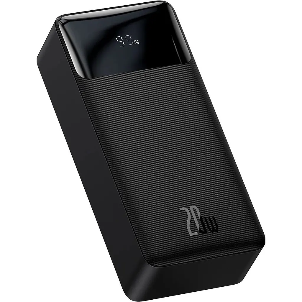 Портативный аккумулятор Baseus Bipow Digital Display 20W 30000mAh black (PPDML-N01) - фото 2