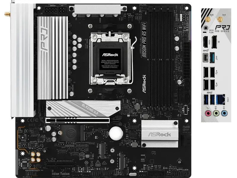 Материнська плата ASRock B850M Pro RS WiFi