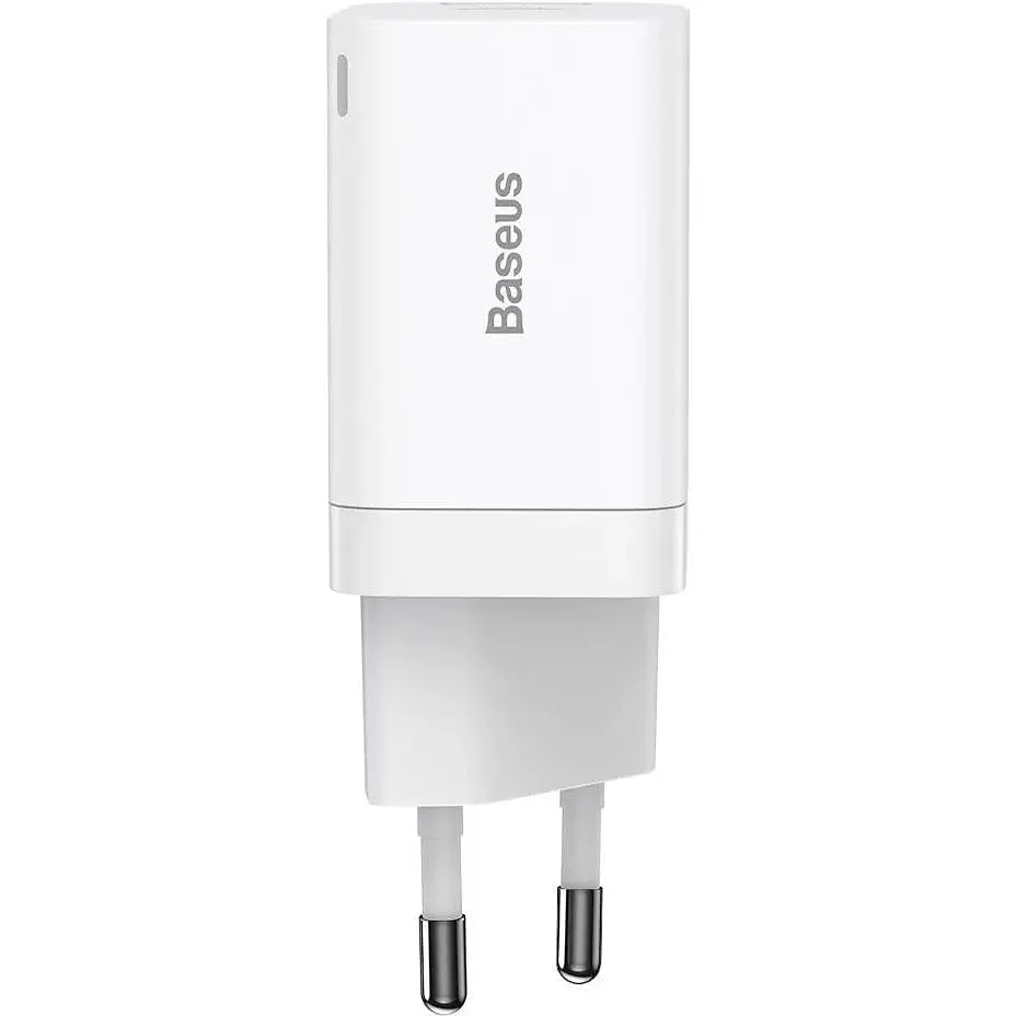 Зарядное устройство Baseus Super Si Pro Quick Charger C+U 30W EU white (CCSUPP-E02) - фото 3