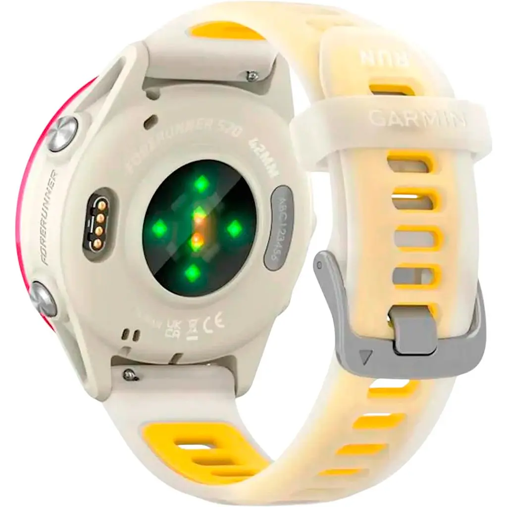 Смарт-годинник Garmin Forerunner 570 42mm Raspberry Aluminum with Translucent Bone/Mango Band (010-02970-02) [142393] - фото 7