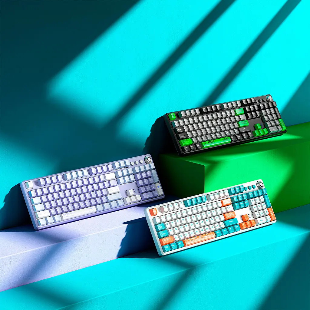 Клавіатура Aula F2088 Pro KRGD Blue Switch UA White/Blue [6948391234908] [90992] - фото 5