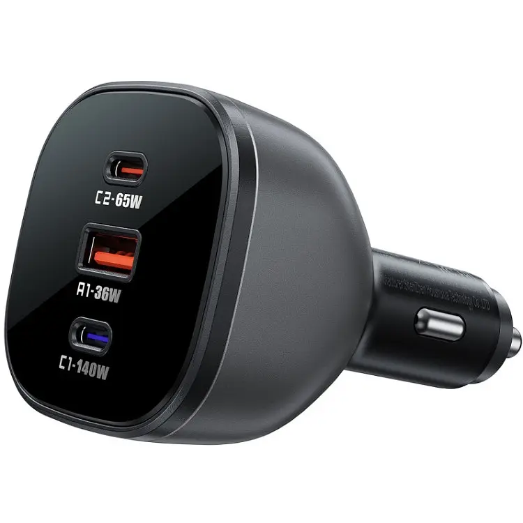 Автозаряджання 3xUSB 165W (2xUSB-C + USB-A) B14 Acefast - фото 2