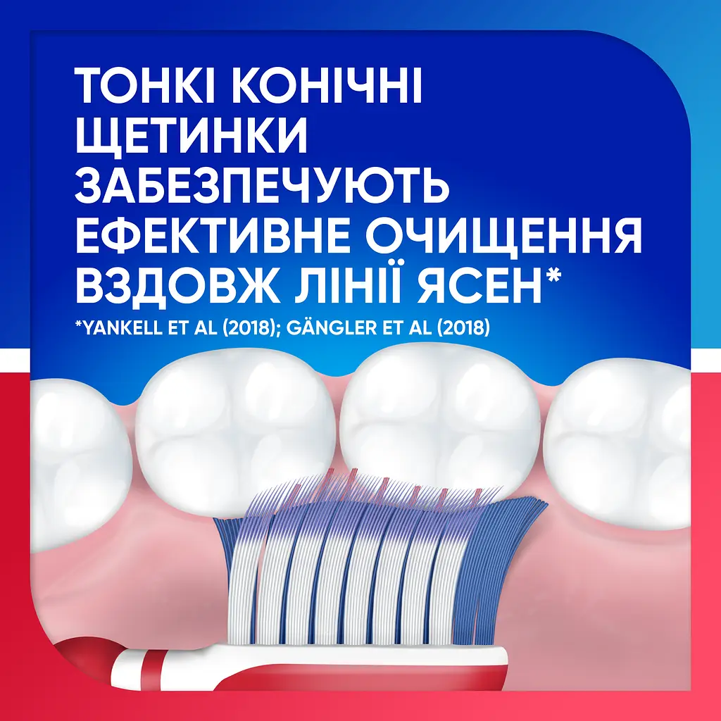 Зубна щітка Sensodyne Чутливість зубів та захист ясен м'яка біла з синім - фото 6