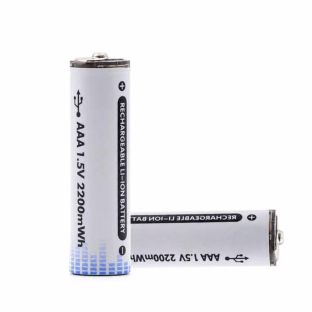 Комплект батарейок 2хААА з роз'ємом Type-C на 1.5V/1350mWh - фото 4