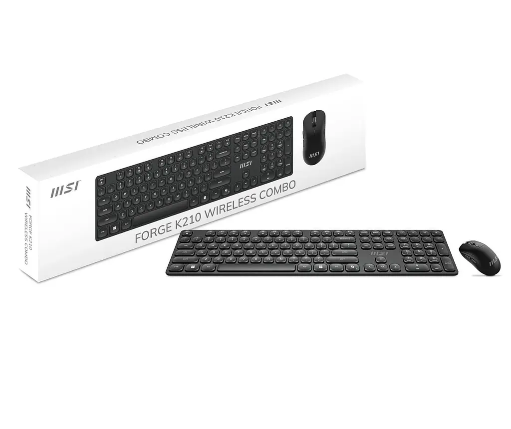 Комплект (Клавіатура та миша) MSI K210 Black (FORGE K210 W COMBO UA) - фото 15