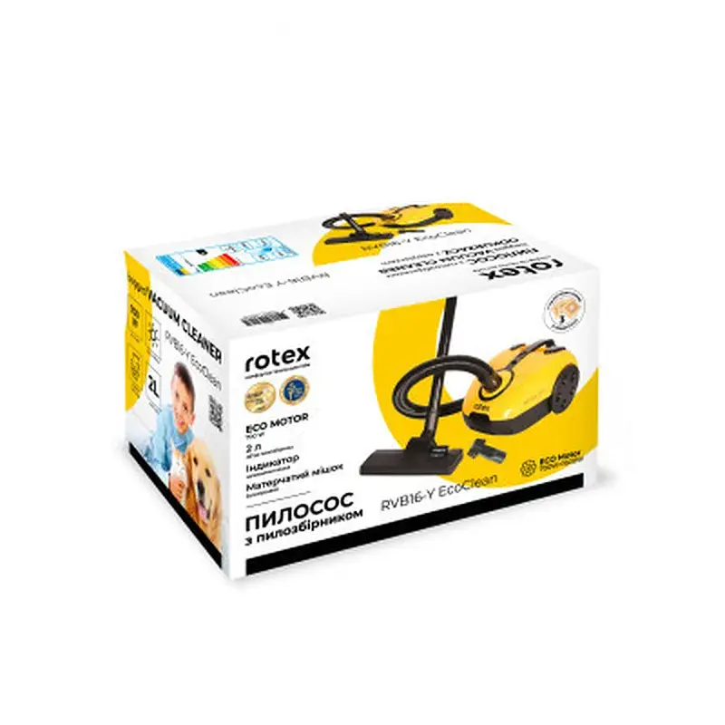 Пилосос Rotex RVB16-Y EcoClean - фото 10