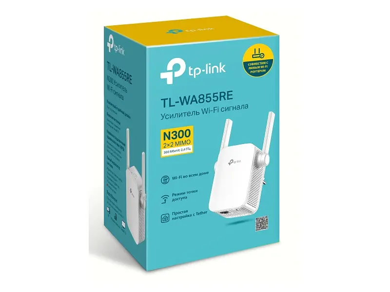 Підсилювач сигналу Wi-Fi TP-LINK TL-WA855RE - фото 2