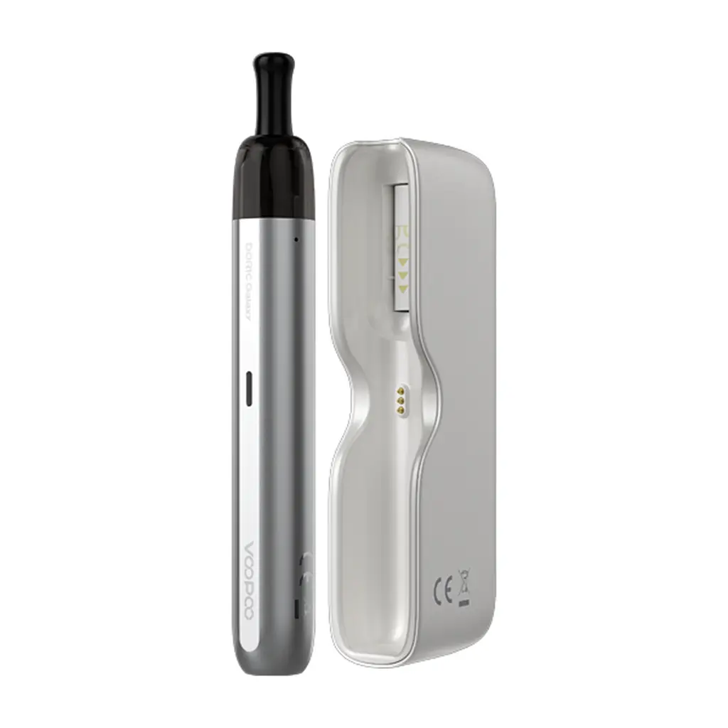 Под-система VooPoo Doric Galaxy Pen-Pod with PCC Box 500 mAh+1800 mAh 2ml Kit Silver and White (16785) - фото 2