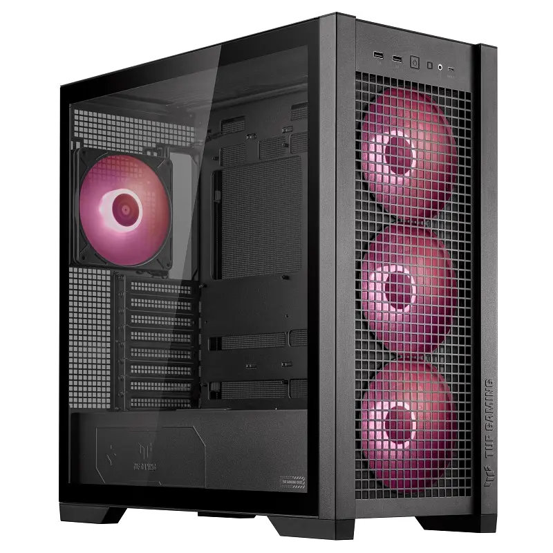 Корпус Asus TUF Gaming GT302 ARGB Black без БЖ (90DC00I0-B19000) - фото 3
