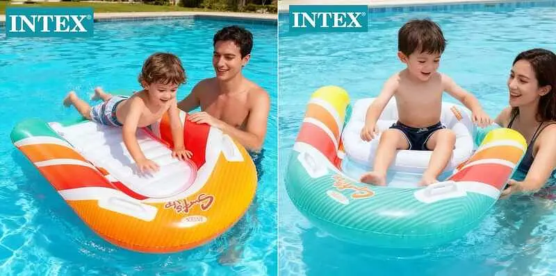 Дошка для серфінгу Intex 84×79 см від 6 років (В асортименті) - фото 2