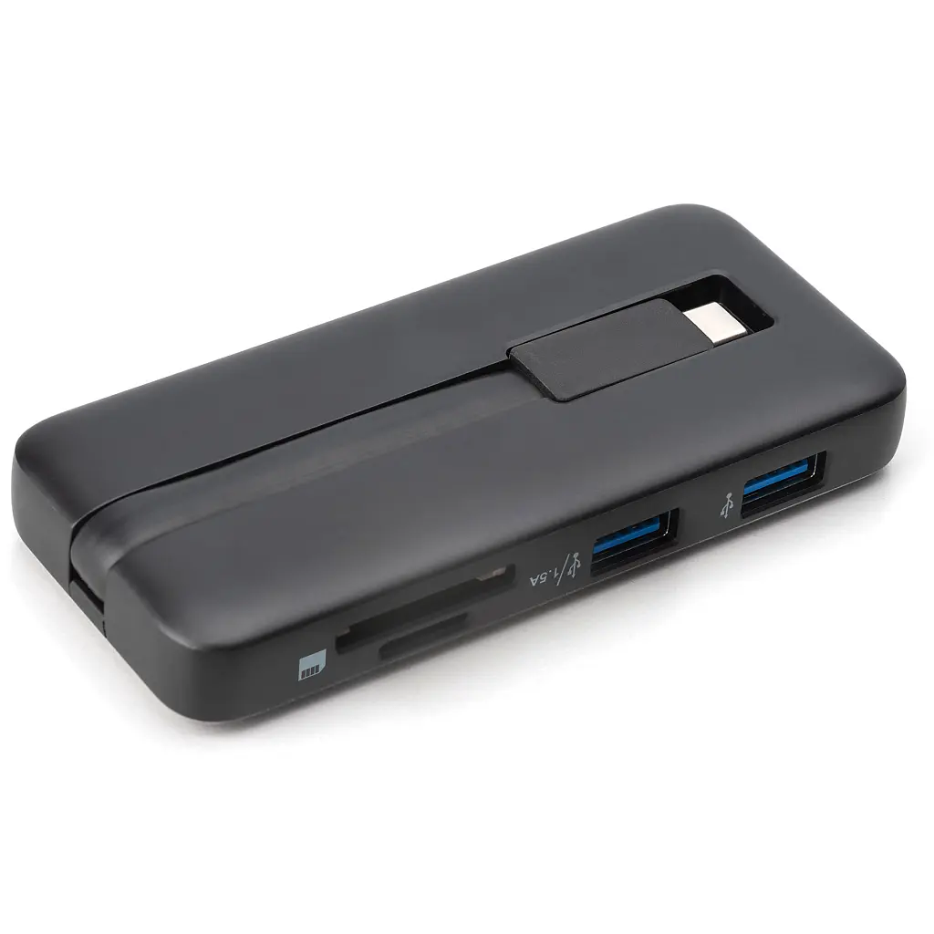 Порт-реплікатор Digitus USB-C > HDMI/2xUSB-A/USB-C/SD/MicroSD/RJ54, Travel (DA-70916) - фото 5