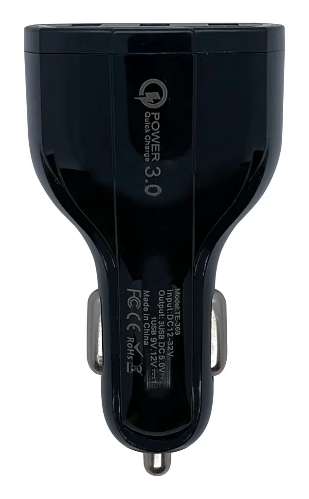 Автомобильное зарядное устройство XON UniLink QC3.0 + 2 x 5V/3.1A Black (CU003A30QB 3432) - фото 7