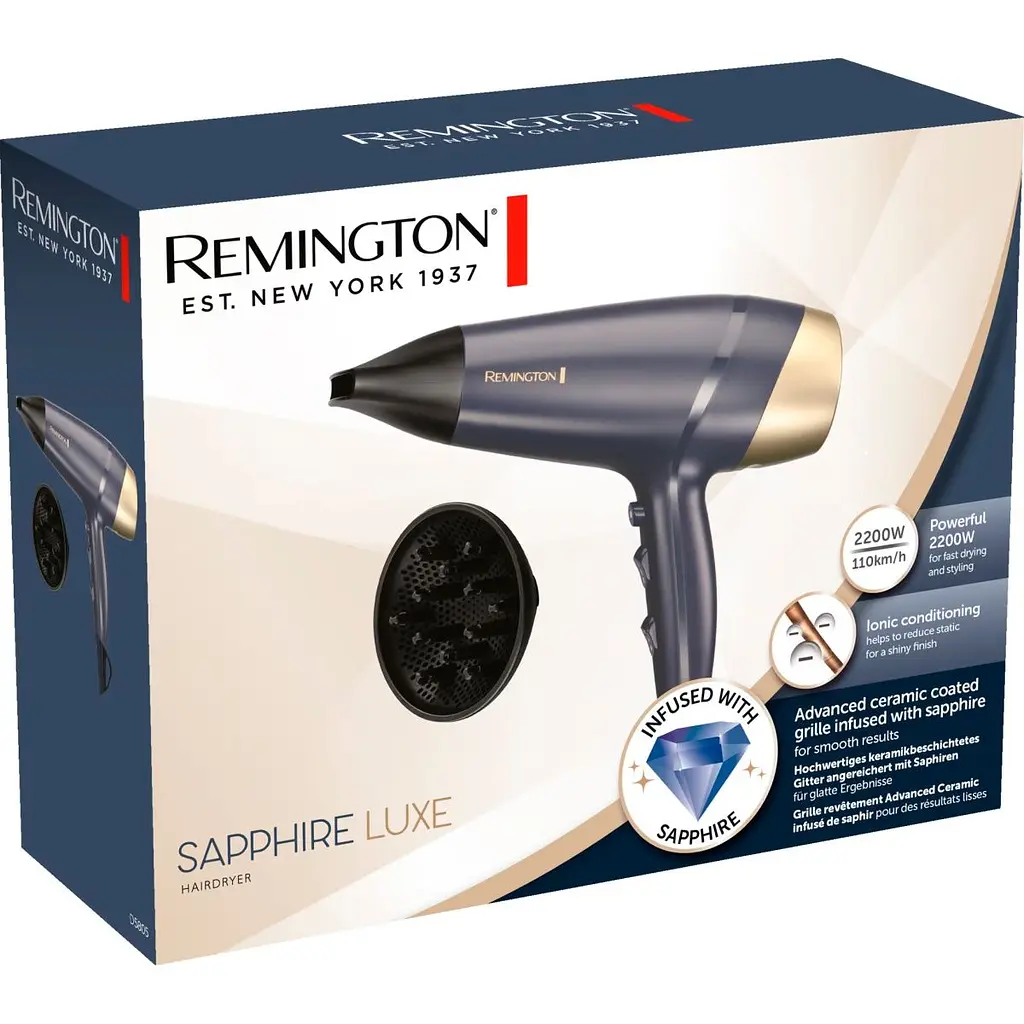Фен Remington Sapphire Luxe D5805 [130112] - фото 9