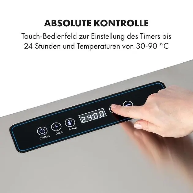 Дегидратор сушилки для овощей фруктов мяса грибов Klarstein Captain Jerky 110 (10035735) - фото 3