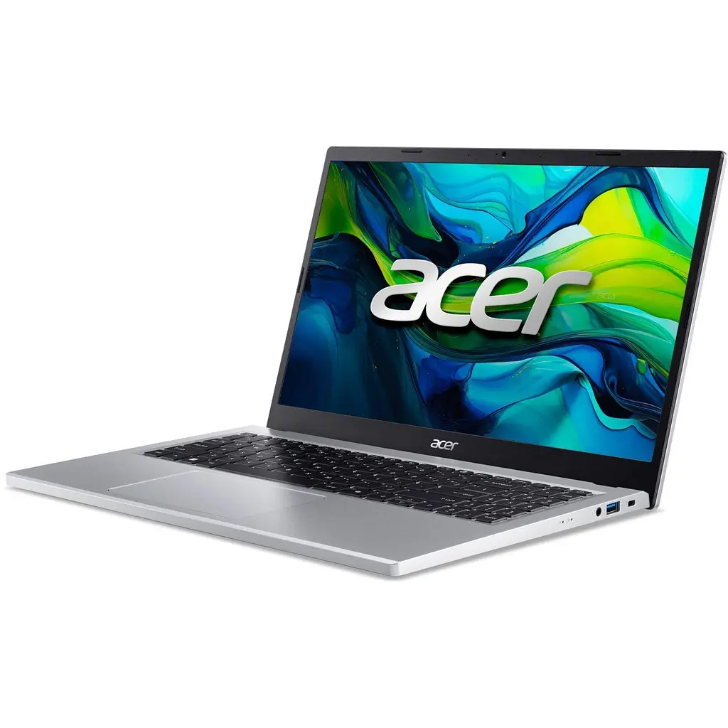 Ноутбук Acer 15 Aspire Go AG15-32P 15.6" FHD IPS, Intel C N150, 8GB, F512GB, UMA, Lin, сриблястий (NX.J8XEU.003) - фото 2