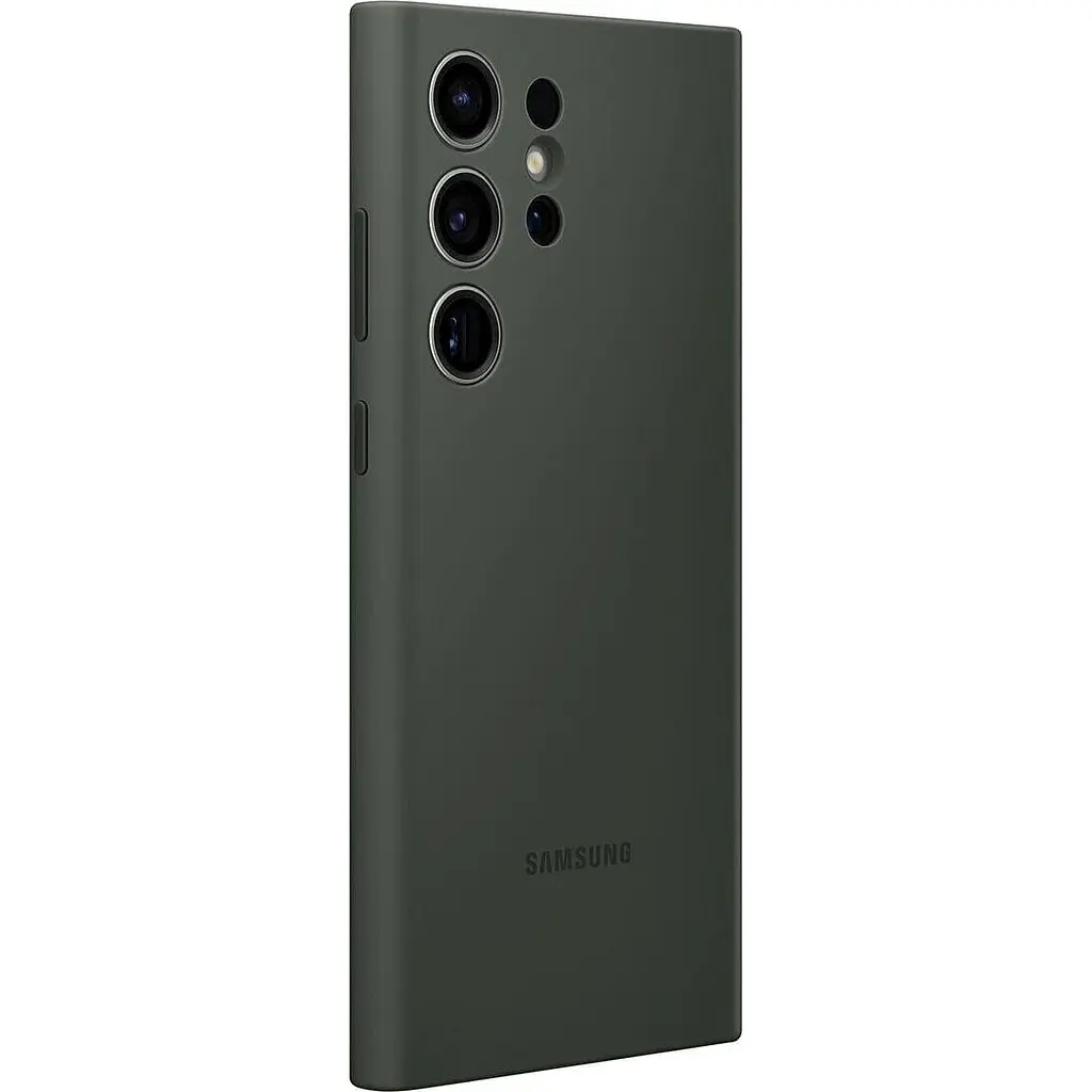 Оригінальний силіконовий чохол Samsung Silicone Case для Samsung Galaxy 23 Ultra (S918) Khaki EF-PS918TGEGRU - фото 2