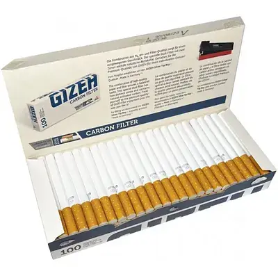 Гильзы Gizeh Tip Charbon 100 Silver - фото 4