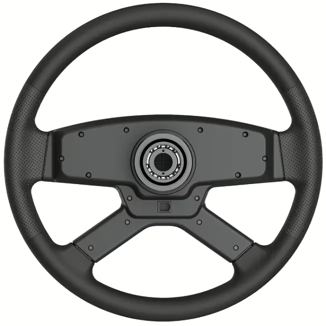 Руль Moza Racing TSW Truck 40 см 14 кн. RGB черный - фото 4