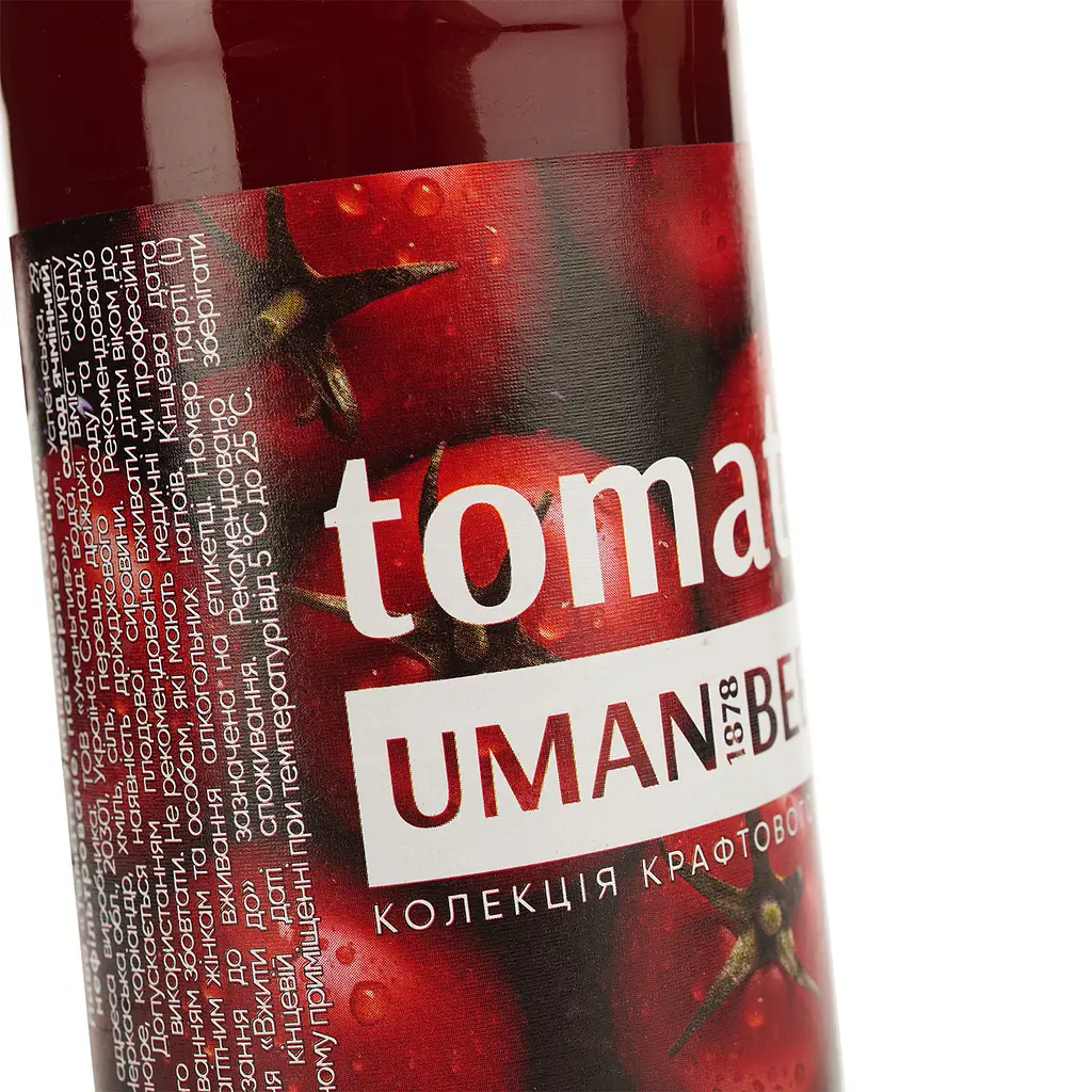 Пиво Уманьпиво Tomato світле нефільтроване 4% 0.33 л - фото 4