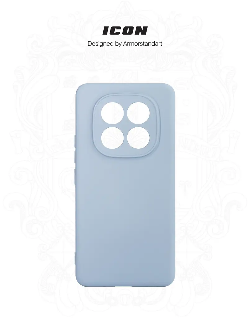 Чехол ArmorStandart ICON для Xiaomi Redmi Note 15 Pro 4G Camera cover Winter Blue (ARM89820) - фото 3