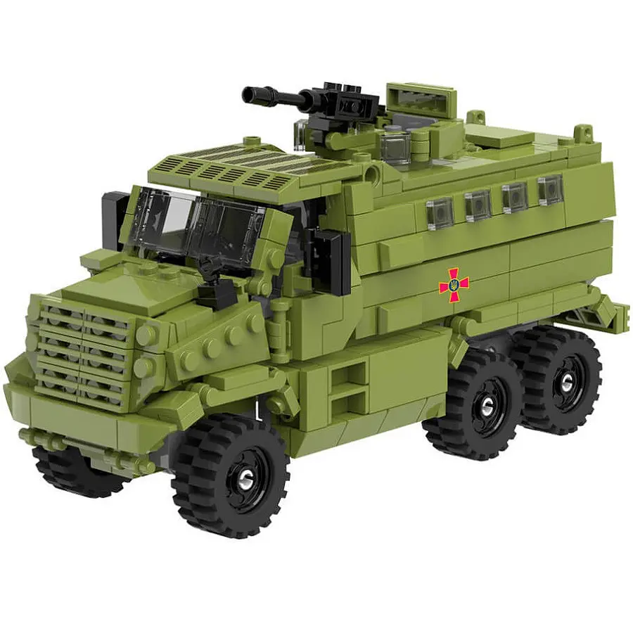 Конструктор XingBao Військовий Вантажівка KrAZ Fiona XingBao 481 Деталей - фото 3