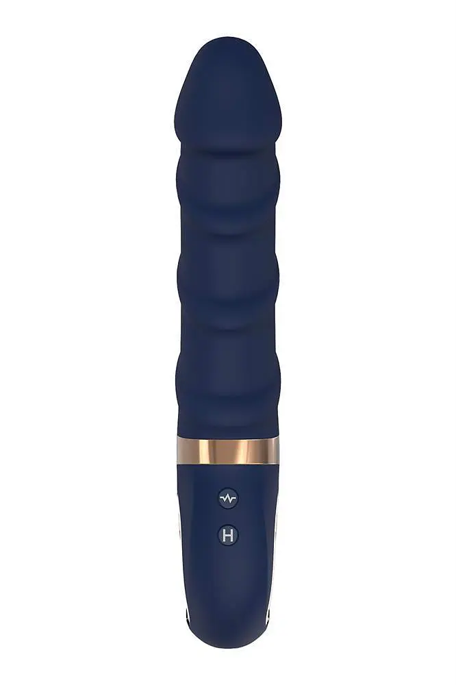 Реалистичный вибратор Dreamtoys Goddess Belenos 23 см синий - фото 3
