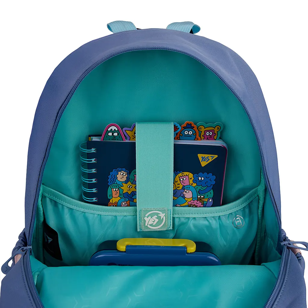Рюкзак шкільний YES TS-47 Hearty 45,5х31,5х15,5 см Бузковий (559916) - фото 8
