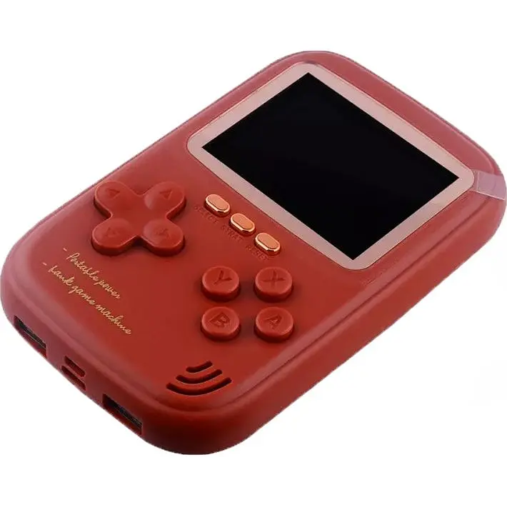 Ретро ігрова приставка SUP Q16 Game Box Portable 500 in 1 AV + Power Bank Red [96788] - фото 2