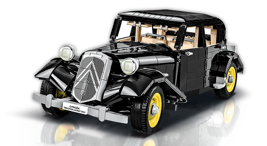 Конструктор Cobi Citroen Traction Avant 11CV масштаб 1:12, 1900 деталей (COBI-24337) - фото 3