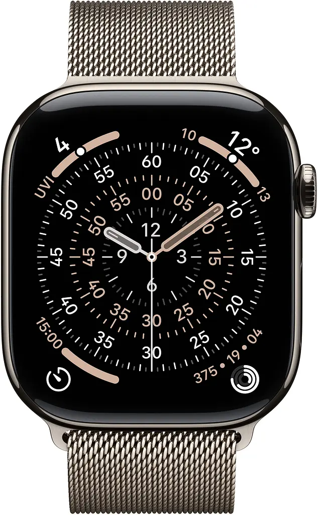 Смарт-годинник Apple Watch Series 11 GPS + Cellular 42mm Natural Tit. Case w. Natural Milanese Loop (MF8P4) - фото 2