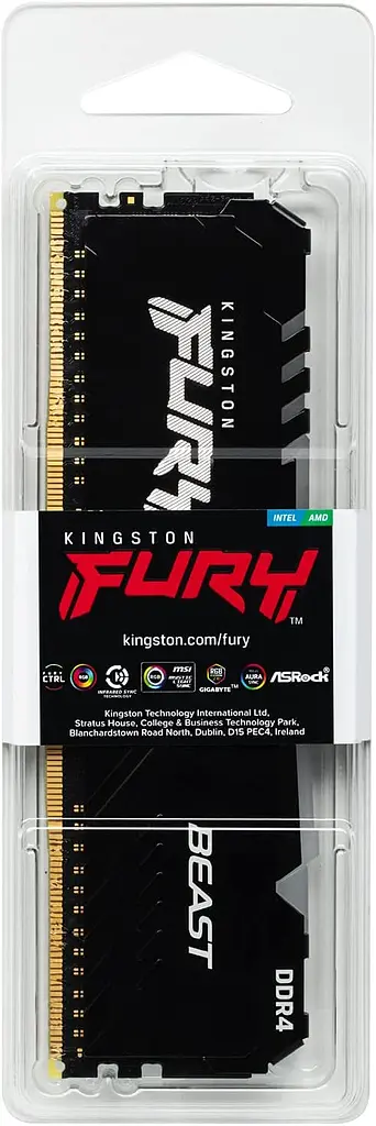 Пам'ять ПК Kingston DDR4 32GB 3600 FURY Beast RGB - фото 9