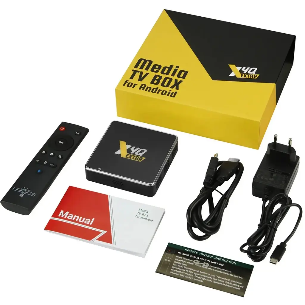 TV Медіаплеєр Ugoos X4Q EXTRA 4/128Gb/Amlogic S905X4/Android 11/WiFi 2.4G+5G/BT 5.1/BT Voice Gyro - фото 7