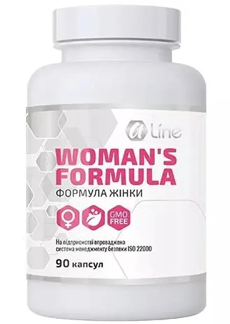 Формула Жінки 90 капсул для підтримки жіночого здоров'я A-line