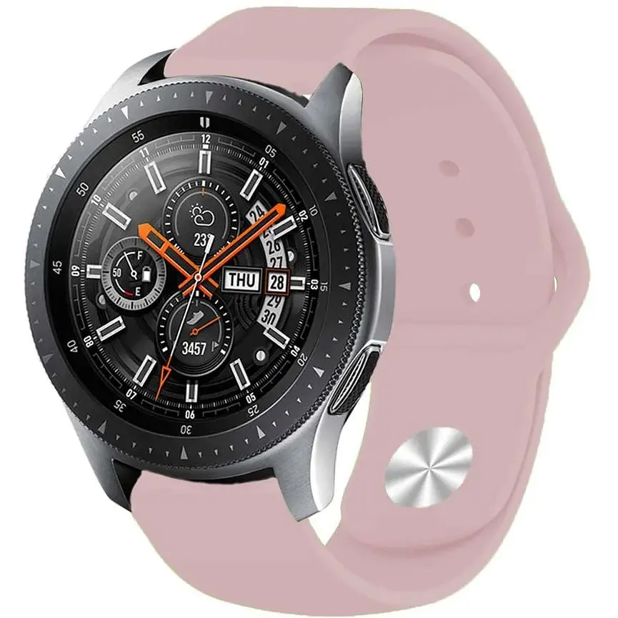 Силіконовий ремінець BeCover для Huawei Watch GT / GT 2 46 mm / GT 2 Pro / GT Active / Honor Watch Magic / Magic 2 / GS Pro / Dream Pink (706330) - фото 3