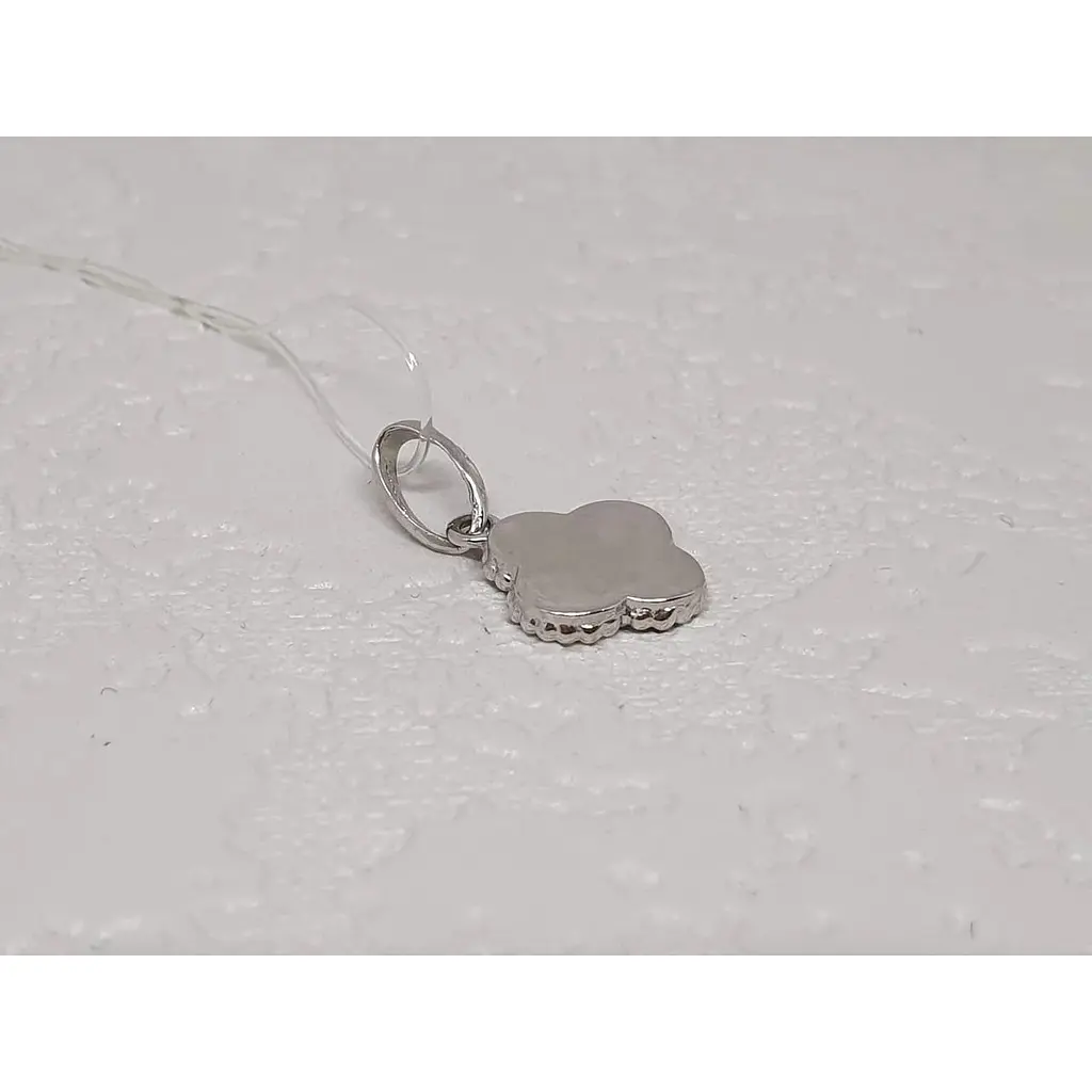 Срібна підвіска Qvaliz Клевер з емаллю. 903-01002 Червоний - фото 4