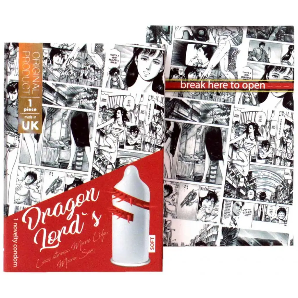 Презервативи EGZO Dragon Lord's з вусиками для вогненних відчуттів, 1 шт Egzo EGZO Dragon Lord's 101861