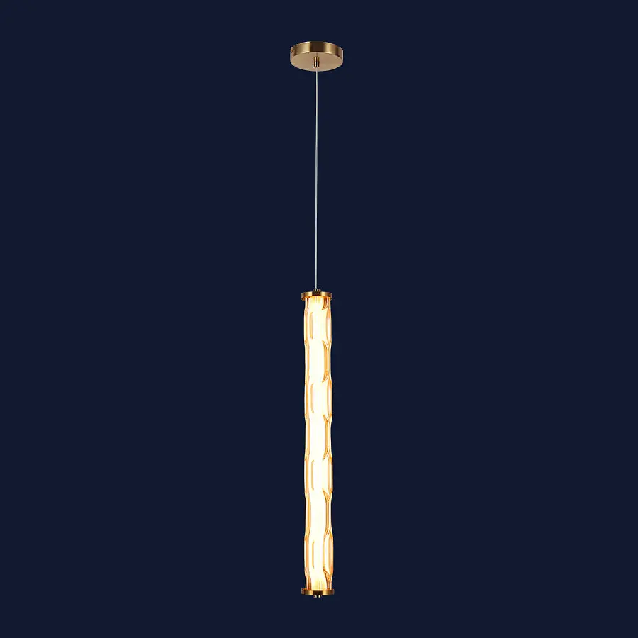 Світильник підвісний LED Levistella 79112517-1led (600) BR, 27W, 3000K, скло, для вітальні - фото 2