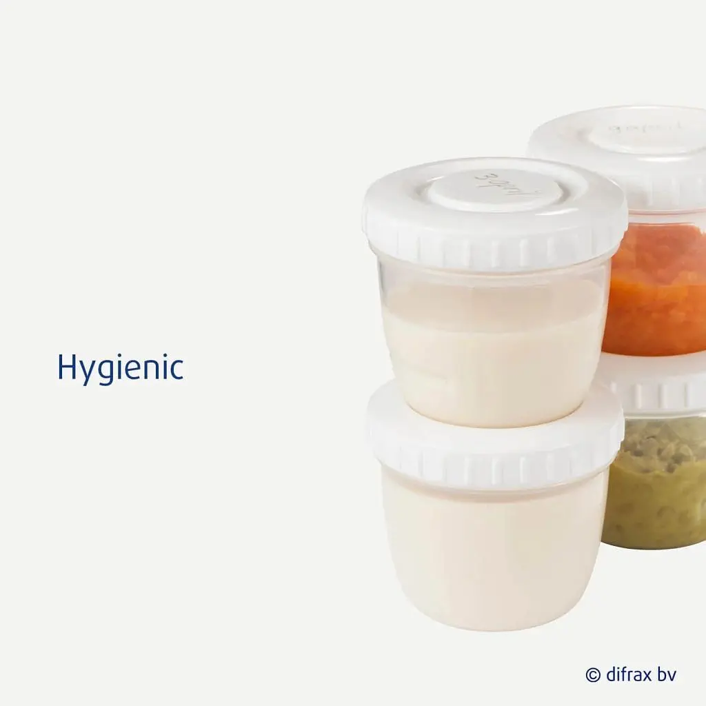 Контейнеры для хранения грудного молока и детского питания Difrax 6 шт. (617) - фото 2