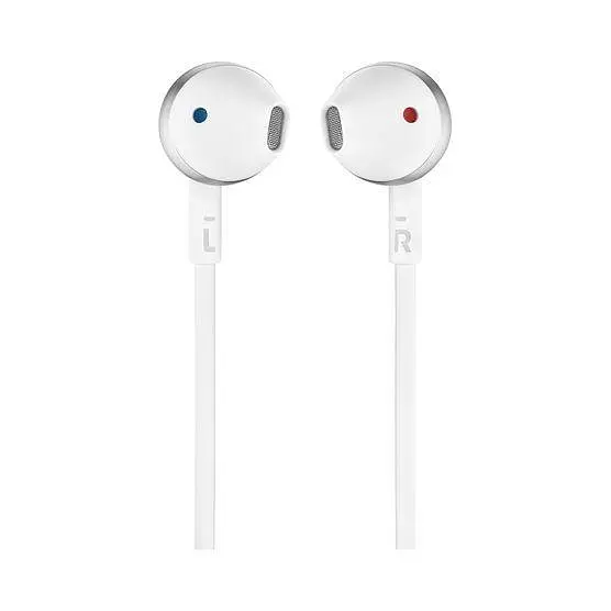 Навушники JBL дротова гарнітура T205 білі ( T205CRM) - фото 3