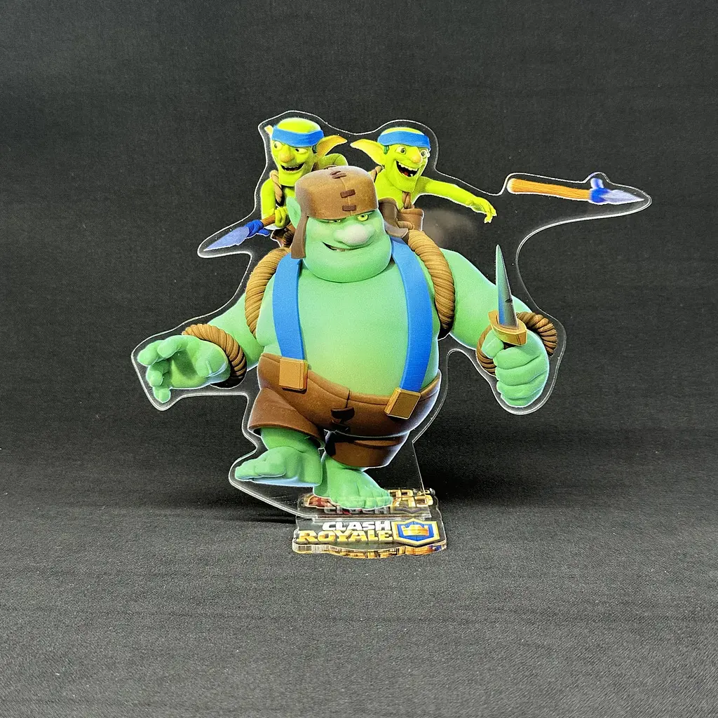 Акрилова колекційна фігурка Clash of Clans, Clash Royale Гоблін-Гігант 15 см - фото 2