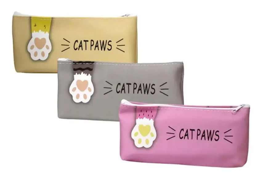 Пенал ПВХ, 20x10 см, Лапка котика, 13223 (В асортименті) - фото 2