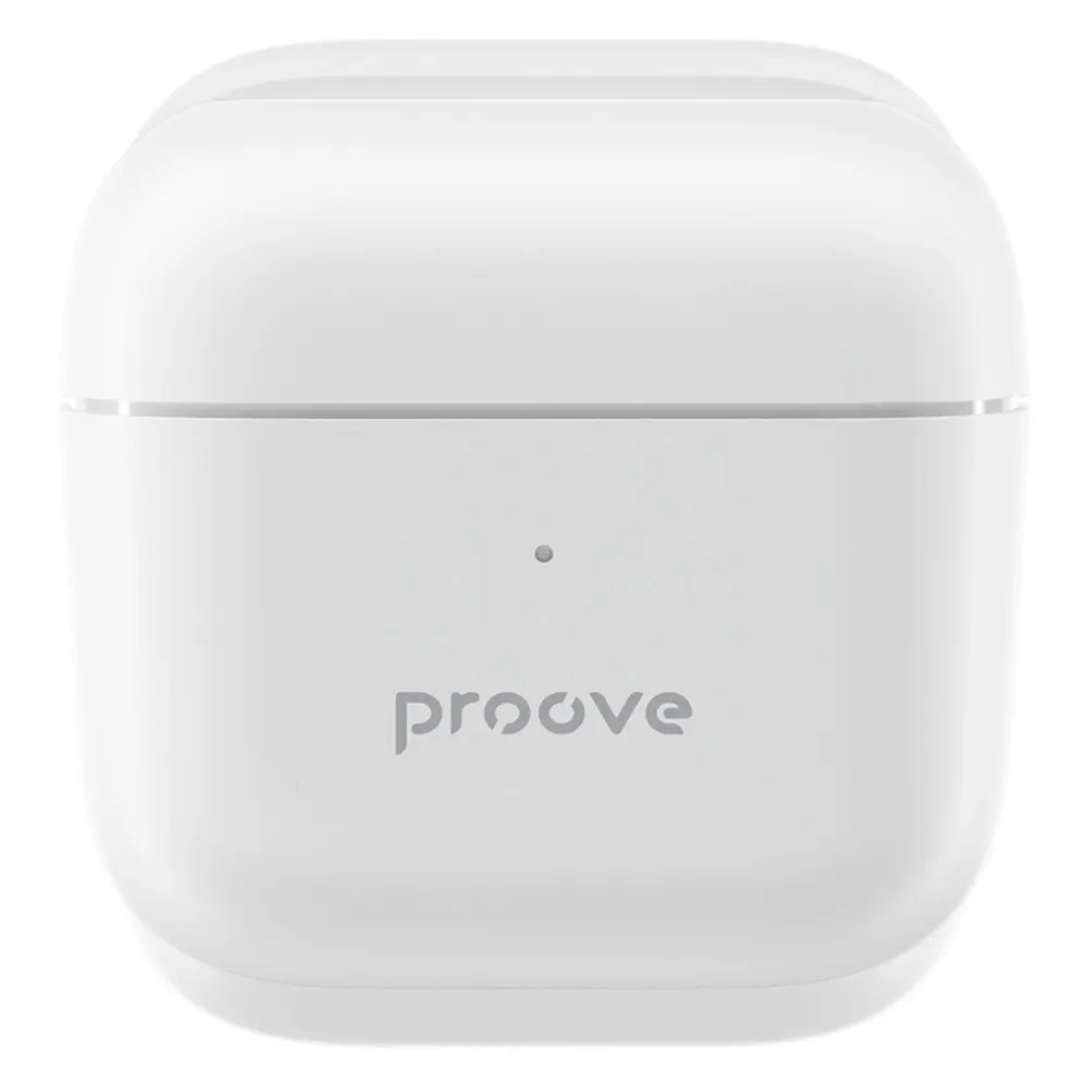 Беспроводные наушники Earphones Proove Mainstream, IPX4, ENC, BT5.3, 40mAh, 400mAh, 4h, TWS white UA UCRF - фото 3