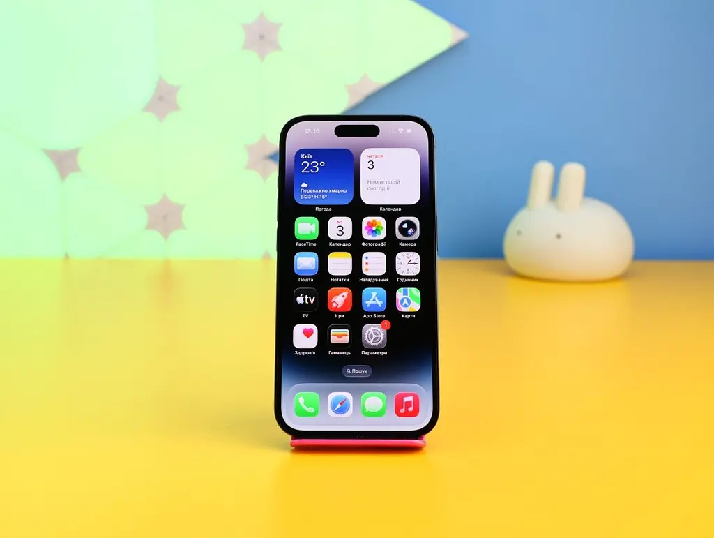 Смартфон Apple iPhone 14 Pro 256 ГБ космічний чорний (MQ0T3) б/в [175244] - фото 2
