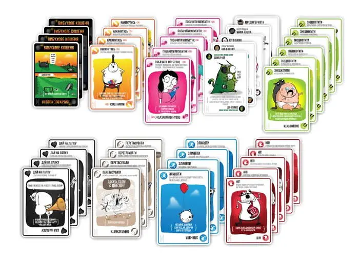 Настільна гра Rozum Вибухові кошенята 18+: Видання для дорослих (Exploding Kittens: NSFW) (укр.) (EKIEK02UA) - фото 5