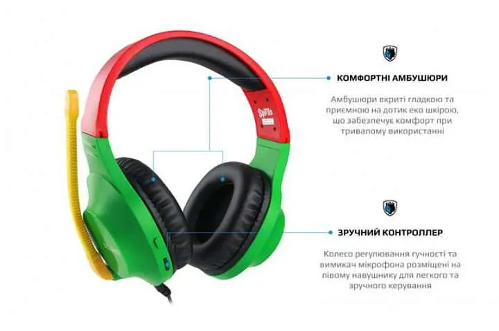 Ігрова гарнітура Sades SA-721 Spirits Rasta (sa721rsj) - фото 6